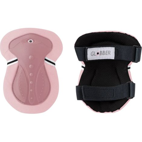 Set Protezioni per Bambini Gomiti Ginocchia Polsi Rosa Pastello XXS (1/5)