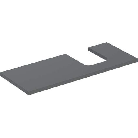 Placa de lavabo Geberit ONE, recortable a la derecha, para lavabo (1/2)