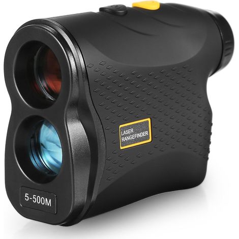 Télémètre Laser de Golf 600M/900M, Distancemètre Numérique de Chasse 500m Noir (1/5)