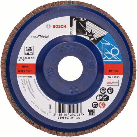 Bosch PRO X571 Fächerschleifscheibe 125 mm G120 - 2608607341 (1/5)