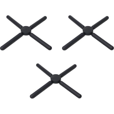 Sous-plat En Silicone Pliable - Résistant À La Chaleur Jusqu'à 240 °C - Pour Casserole Poêle Plat - 4 Pièces (1/5)