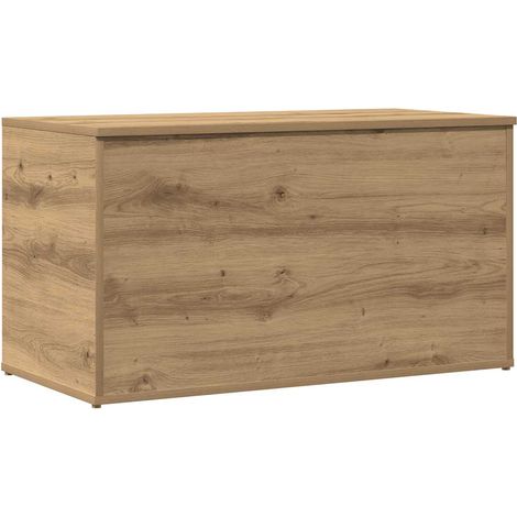 Maison Exclusive - Baúl de almacenaje madera ingeniería roble art