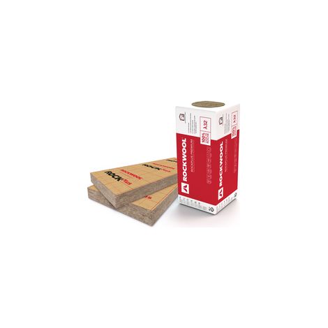 Panneau isolant laine de roche 135x60 cm ép. 10,1 cm R=3,15 – Performance thermique et acoustique – Pour murs et combles aménagés – Rockwool