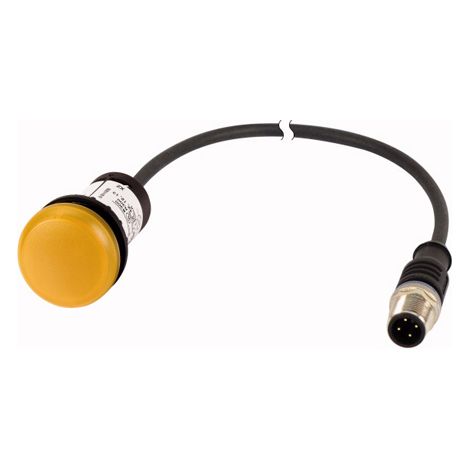 Indicateur LED Eaton Jaune 24V c.a. / V c.c., Ø découpe 22mm, Montage panneau, IP67, IP69K ( Prix pour 1 )