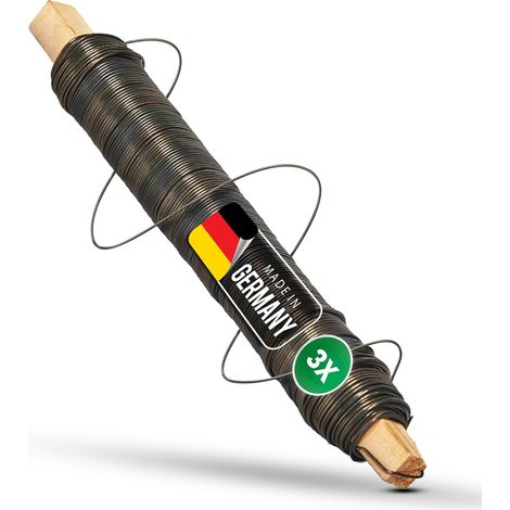 3 fils de ligature recuits 0,65 mm antirouille