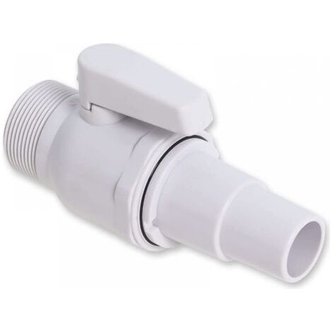 Pool-Absperrventil, Poolzubehör, Pool-Pistonschwimmerventil, Poolfilterpumpe, Ersatzpumpenanschluss für Poolfilter (2 Stück)