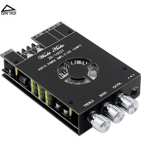 Selbstbau-Platine zur Hoch- und Tieftonanpassung, leistungsstarker 2 x 160-W-Bluetooth-5.0-Stereolautsprecher, digitale Verstärkerplatine, HiFi (1/4)