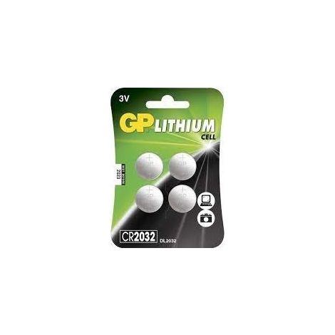 GP Battery 4 Pile CR 2032