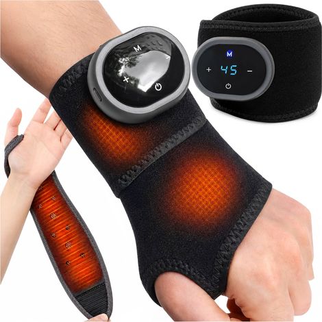 Masseur De Poignet Électrique - Thérapie Thermique - 5 Modes - Soutien Articulaire - Massage Sans Fil (1/5)