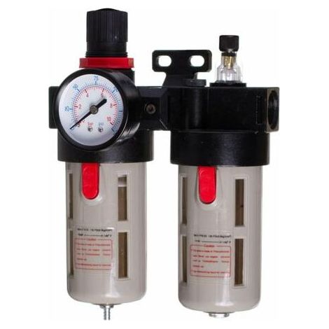 RÉDUCTEUR DE FILTRE À AIR LUBRIFICATEUR PNEUMATIQUE 1/2 POUCE 40 UM (1/4)
