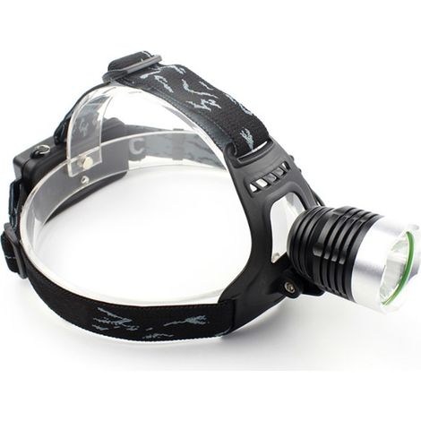 Leistungsstarke, per USB aufladbare LED-Stirnlampe, weißes Licht, zum Angeln, Campen und für Outdoor-Aktivitäten, 3,7–4,2 V (1/5)