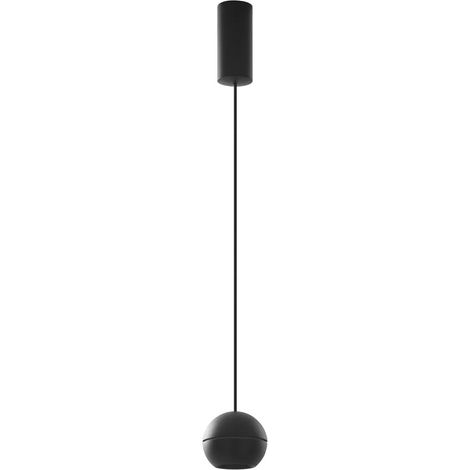 [GEBRAUCHT] B-Ware Lucande Led Hängeleuchte Pendelleuchte Plarion Deckenlampe ø9cm Alu Schwarz
