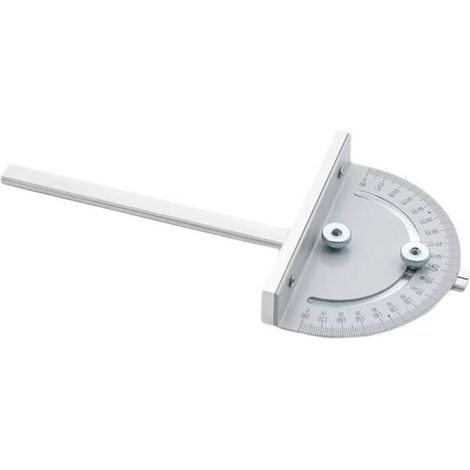 Mini-table Circulaire Universelle Scie à Angle Règle Durable DIY Machines à Bois T-Style Angle Règle Précision Angle Mesure Finder Règle Outil Pour Les Menuisiers(Blanc), (1/5)