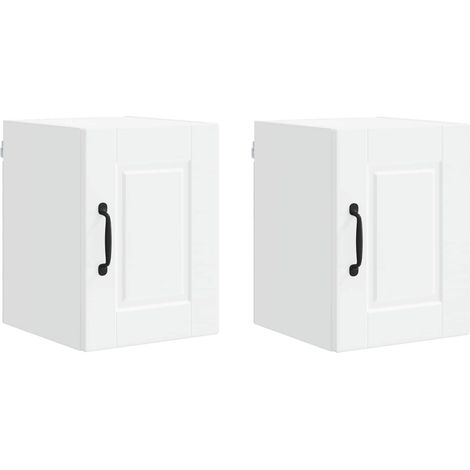 Maison Exclusive - Armadietto a muro PORTO 2 pcs Bianco 30 x 31 x 40 cm