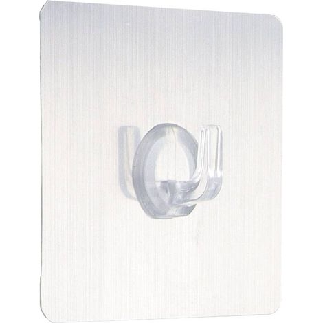 Klebehaken ps pvc quadratisch - silber - Tendance