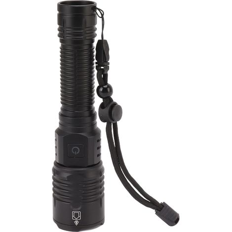 Hochleistungs-Taschenlampe, USB-aufladbar, 1500 Lumen, wasserdicht, aus Aluminiumlegierung, ideal zum Wandern, Meeresangeln, Bergsteigen und Campen. (1/4)