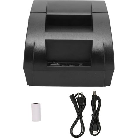 Imprimante thermique 5890K 90mm/s, revêtement TPH, espace gagné, étiquette noire, outil d'impression pour Windows, 100-240V, prise US. (1/5)