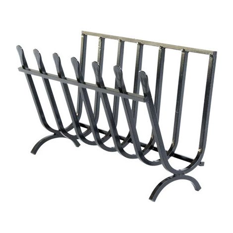 Brucialegna Culla 7 barre 40×24×34 cm – portalegna compatta