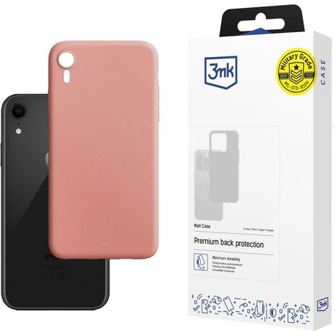 Apple iPhone XR - 3MK Matt Case liche (1/2)