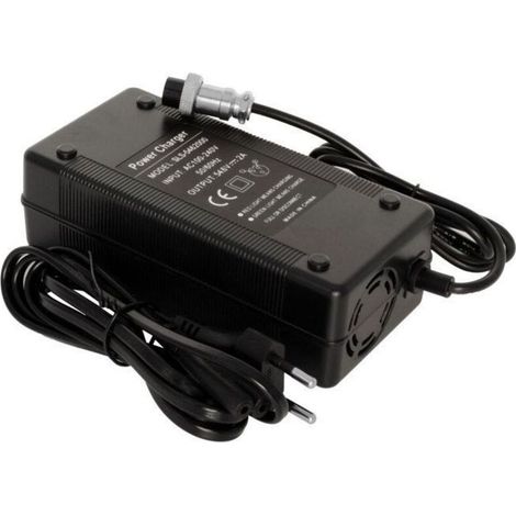 (Noir)Chargeur Kugoo M4, M4 Pro 54.6V-2A, Hitway, SpeedTrott, Speedway, Wegoboard Barooder,Kaabo Mantis,UrbanGlide E-Cross Pro, Dualtron (1/5)