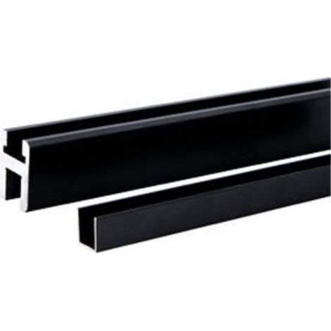 Perfil de extensión de mampara de ducha Kinedo Black duo para Smart Design Solo
