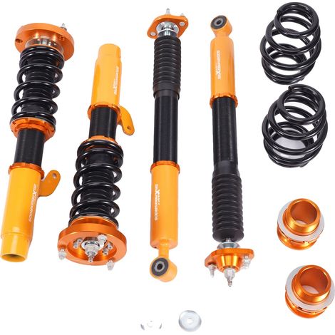 Suspension Coilover, Amortisseur à 24 voies, Hauteur de conduite réglable, S'adapte aux véhicules de la série 3 compatibles, Acier 55CrSi, Longueur de 70 cm (1/5)