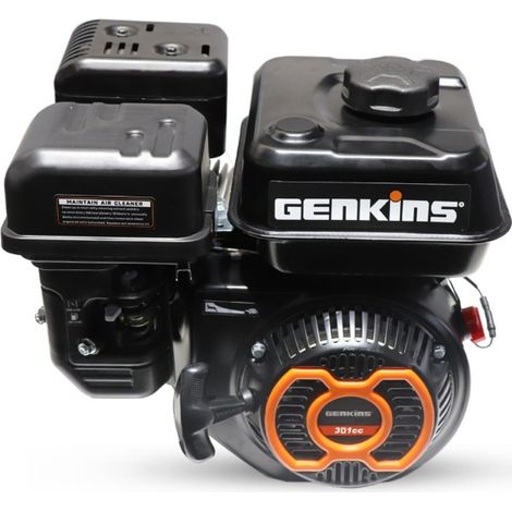 Motor de gasolina GENKINS GK300C 300cc eje horizontal 23mm arranque de retroceso