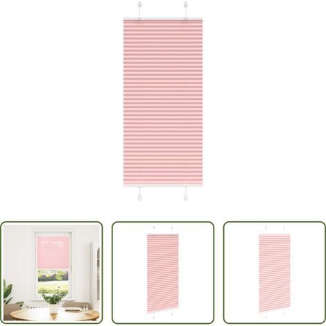 Sichtschutz - Plissee Rosa 65x150 cm Stoffbreite 64,4 cm Polyester (1/5)