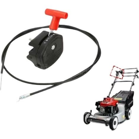 1.35 x 1.5m (hose length x inner cable length) universal throttle cable and starter lever suitable for lawn mower (1/5)