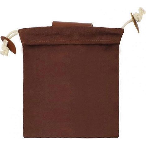 Sac de cueillette pliable en nylon résistant à l'usure, cordon de serrage et bouton pour la cueillette de fruits en randonnée