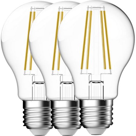 Nordlux 5181000323 Ampoule à incandescence CEE E (A - G) E27 6.8 W blanc chaud (Ø) 60 mm 3 pc(s)