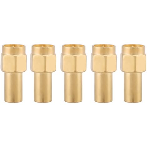 5 connecteurs SMA mâles RF coaxiaux adaptés, terminaison de charge 50 ohms 2 W
