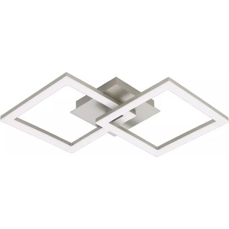 plafoniera led da interno eglo "huerta" grigio 4000k (1/3)