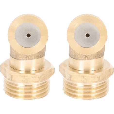 Brass Misting Nozzles Outdoor Mister System Parts for Garden 2Pcs