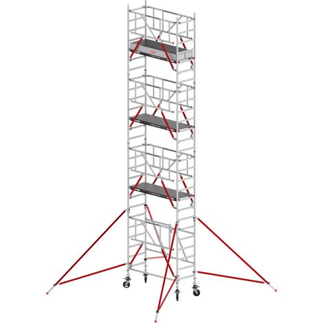 Altrex Klappgerüst RS Tower 54 Alu Holz-Plattform 0,75x1,85m mit Safe-Quick 8,8m AH