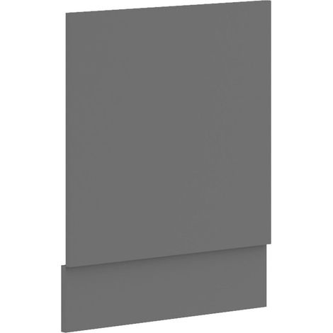 Frontblende für integrierten Geschirrspüler 60 cm Küche NESSA Anthrazit (1/5)