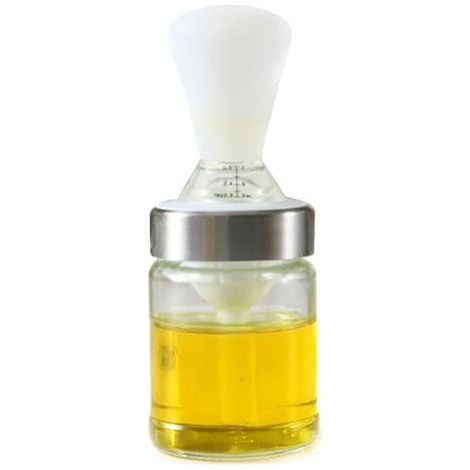 Bouteille d'huile avec Pinceau, Brosse de Barbecue D'extérieur Résistante à La Chaleur, Brosse à Bouteille D'huile de Cuisine, Outils de Cuisine, de Cuisson et de Barbecue 2 (1/5)