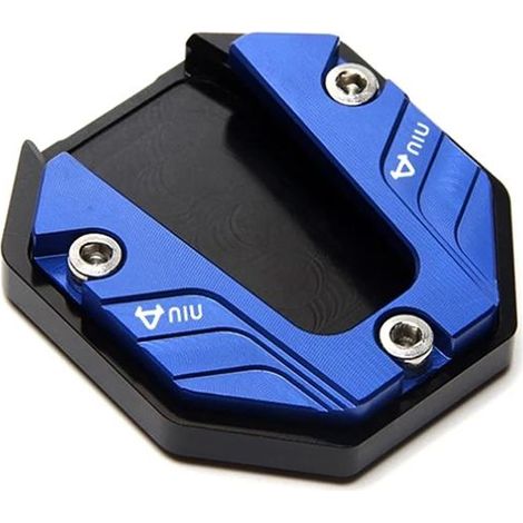 (Bleu) Extenseur de tarte de pata de cabra pour motocicleta, almohadilla de pie de extension con placa de support de destornillador, accesorios de motocicleta maxpower (1/4)