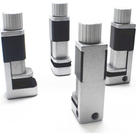 BRAVIX 4 Pièces Pince pour Écran de Smartphone,Pinces D'écran Clip De Fixation,Kit de Fixation pour Réparation d'Écran Réglable avec Tapis en Caoutchouc Antidérapant pour Smartphone,Ordinateur (1/5)