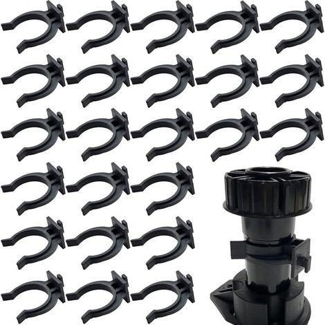 30 pièces Attache Plinthe Cuisine Fixation Plinthe Cuisine Clip Plinthe Cuisie Support de Clip de Fixation Pied Meuble Cli pour Plinte pour Canapés (1/4)
