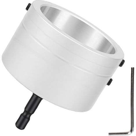 Adaptateur de foret pour alésoir de tuyau, chanfrein extérieur intérieur avec tige hexagonale pour meuleuse d'angle 1/4 po - 1 3/8 po, cuivre, aluminium, acier inoxydable, tubes en plastique (1/5)