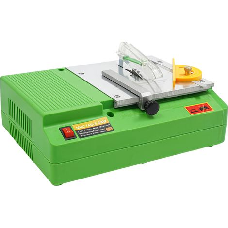 Mini-Tischkreissäge 8800 U/min – Kleine Schnitzmaschine 480 W – Tragbare Tischsäge – Holzbearbeitung – Polieren (1/5)