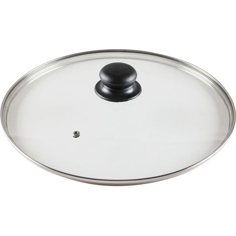 Couvercle en verre universel pour casserole et poêle, grand format, 32 cm (1/5)