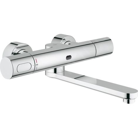 Grohe Eurosmart Cosmopolitan E Mitigeur lavabo mural infra-rouge avec thermostatique L Chrome, 36332000 (1/3)