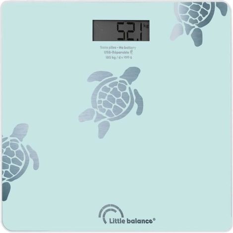 Little Balance Aqua Turtles USB-R BLUE Bathroom Scale