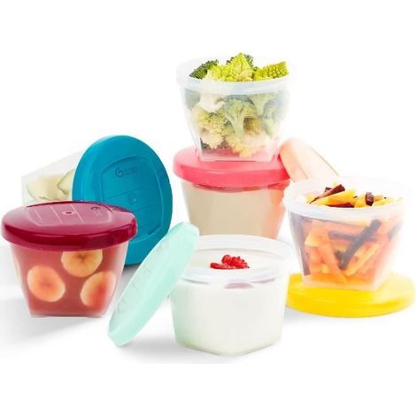 BABYMOOV Babybols Kit M - 6 x 180 ml - Pots de conservation hermetiques (1/5)