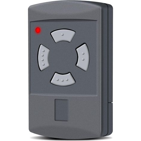 Hörmann Ersatzteil für Hörmann Garagentoröffner 40,685 MHz 4 Kanäle, kompatibel mit HS2-40, HS4-40, HSE2-40, HSE4-40, HSM2-40, HSM2-40, HSM4-40, grauer Knopf (1/5)