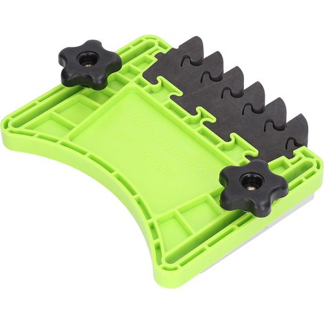 Guide de sécurité à peigne pour scie circulaire de table, bloc de poussée, butée de travail du bois pour tables de défonceuse et scies à ruban, vert (1/5)