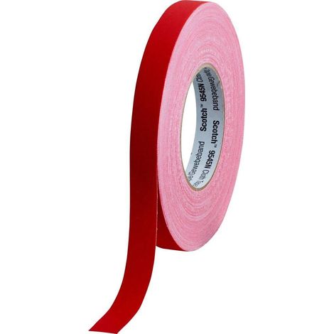 Cinta de tela impregnada Scotch 19 mm x 50 m roja