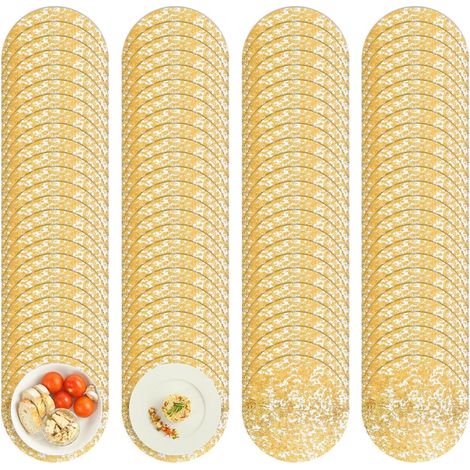 Set de napperons de Table - Lot de 100 pour Repas Mariage Événement - sous (1/5)